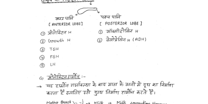 Biology handwritten Notes pdf in Hindi for Civil Services