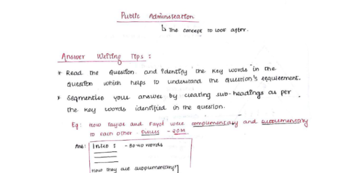 Public administration notes in English pdf for UGC NET