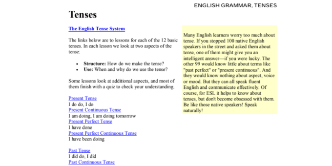 Best English Grammar Tenses notes pdf