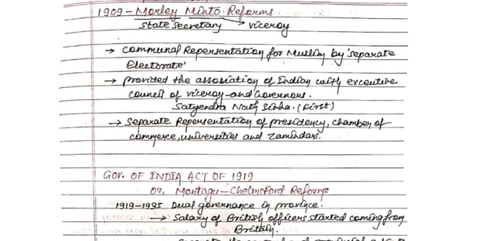 Political science handwritten notes pdf in English