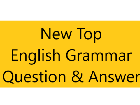 New Top English Grammar Question & Answer