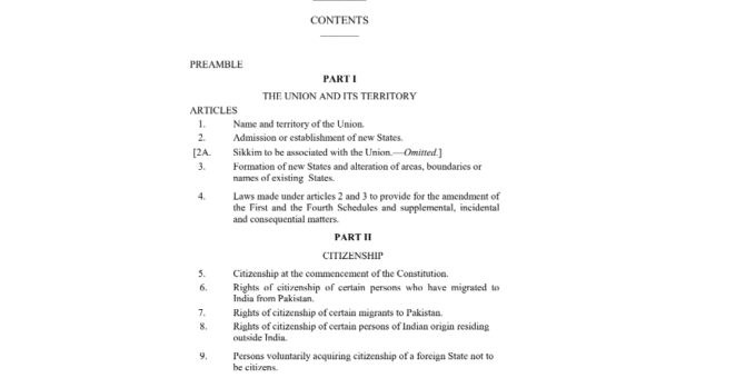 The Constitution of India- Notes pdf in English for Bihar PCS