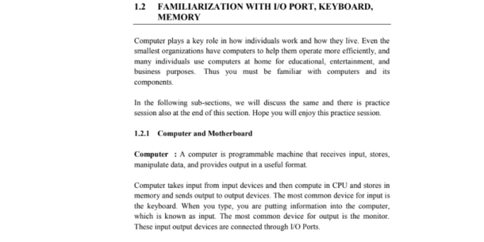 {Computer Fundamentals Notes} pdf