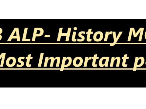 RRB ALP- History MCQs- Most Important pdf