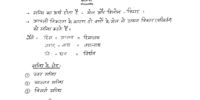 Most Top {Hindi Grammar} handwritten notes pdf