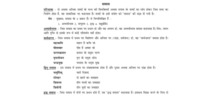{RPSC SI New MCQs} Hindi Grammar in Hindi pdf