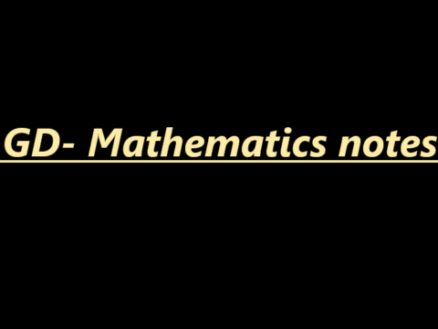 SSC GD- Mathematics notes pdf