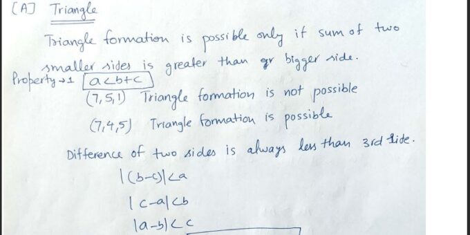 SSC Maths Handwritten Notes PDF In English