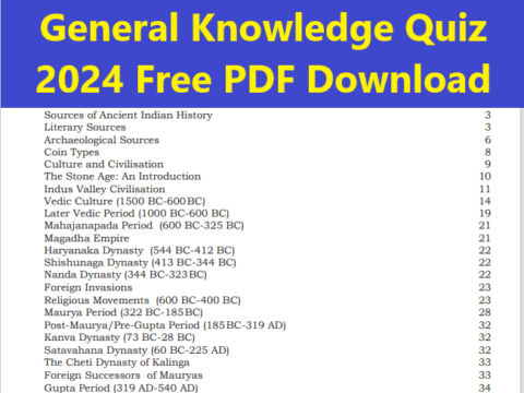 General Knowledge Quiz 2024