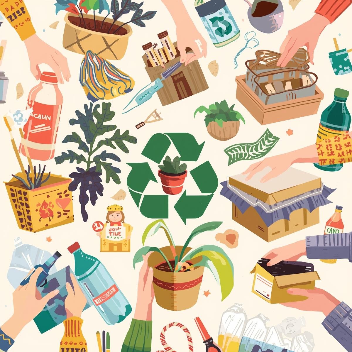 how to make useful things from waste material at home