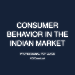 Consumer Behavior in the Indian Market