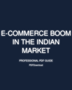 E-commerce Boom in the Indian Market
