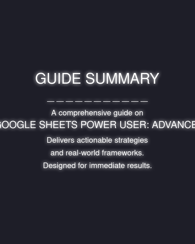 Excel & Google Sheets Power User: Advanced formulas and data visualization. - Image 4