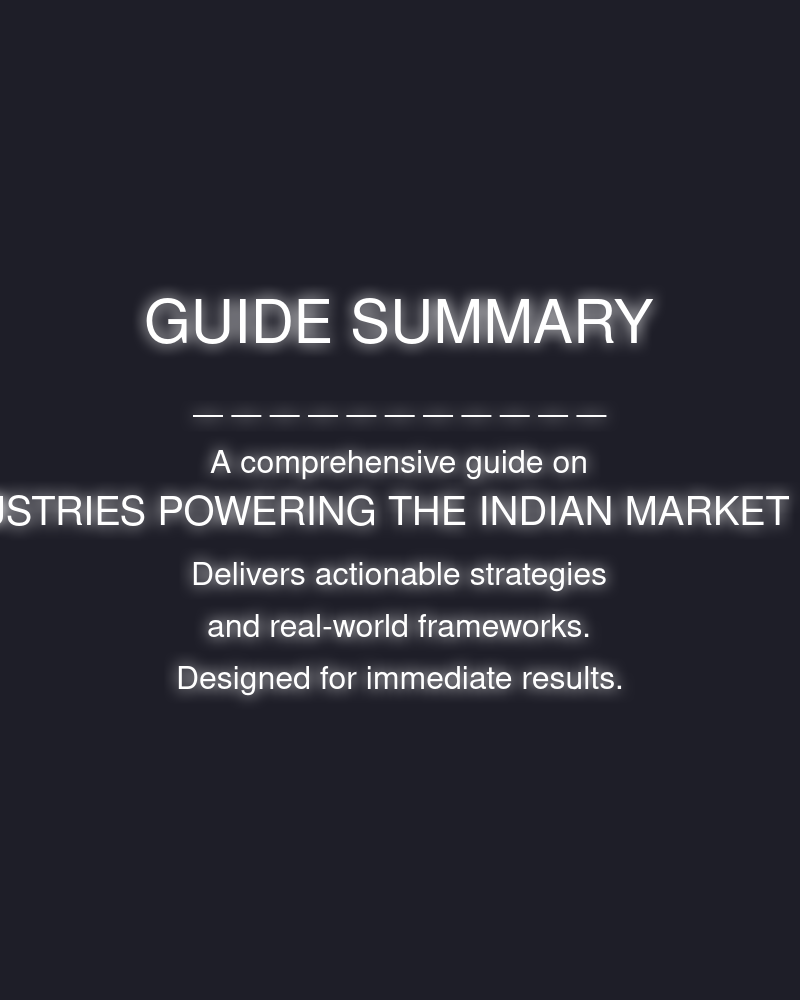 Key Industries Powering the Indian Market Growth - Image 4