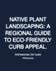 Native Plant Landscaping: A regional guide to eco-friendly curb appeal.