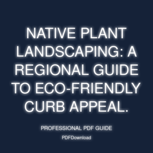 Native Plant Landscaping: A regional guide to eco-friendly curb appeal.