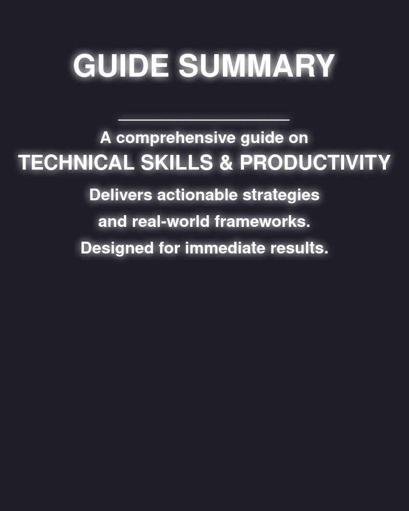 Technical Skills & Productivity - Image 4