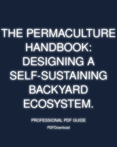 The Permaculture Handbook: Designing a self-sustaining backyard ecosystem.