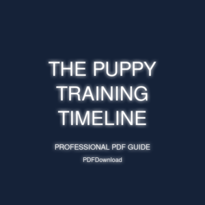 The Puppy Training Timeline