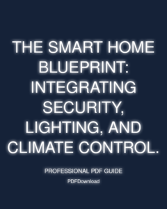 The Smart Home Blueprint: Integrating security, lighting, and climate control.