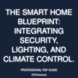 The Smart Home Blueprint: Integrating security, lighting, and climate control.