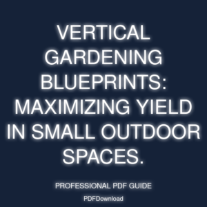 Vertical Gardening Blueprints: Maximizing yield in small outdoor spaces.