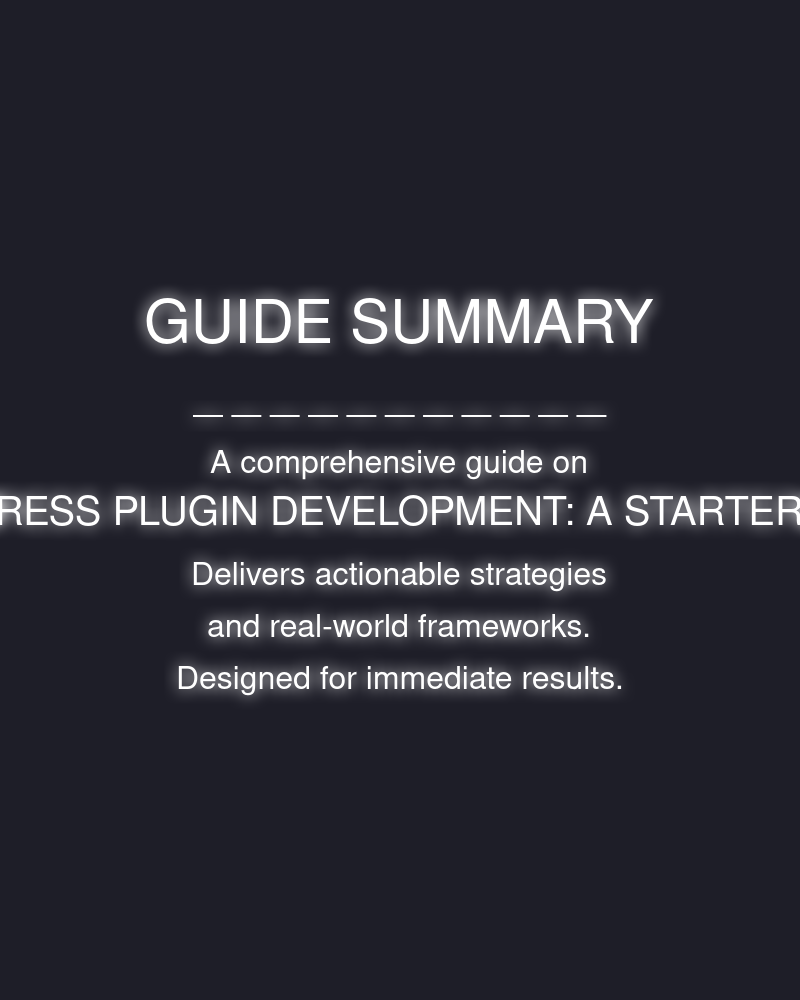 WordPress Plugin Development: A starter’s guide to hooks, filters, and APIs. - Image 4